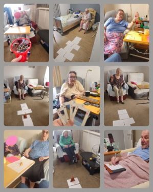 Our Residents Had a Blast Enjoying Indoor Hopscotch