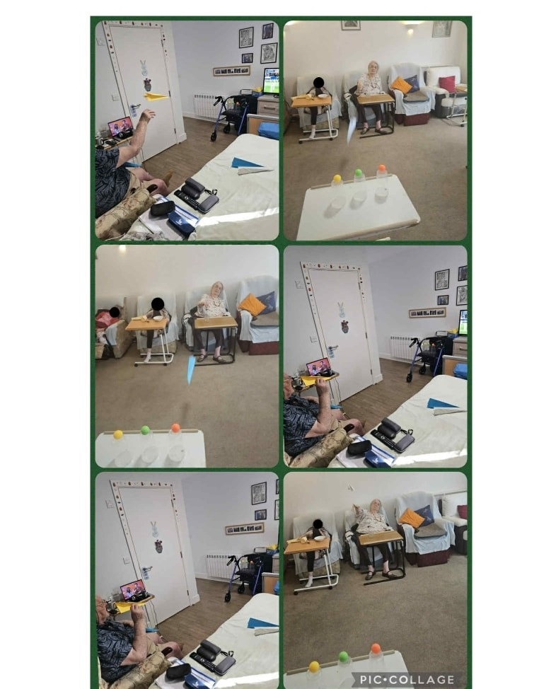 Our residents had a great time taking part in some lively indoor games