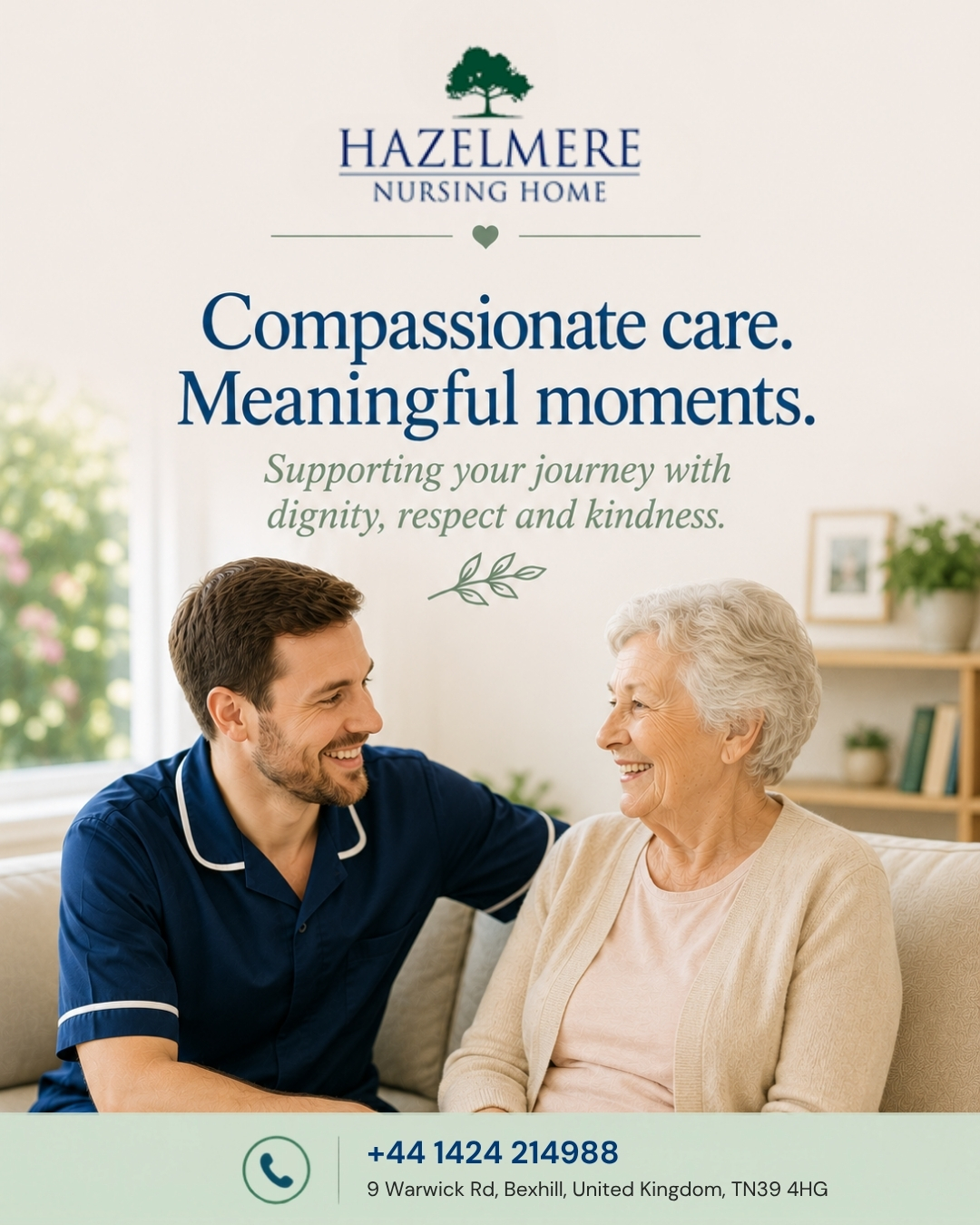 Compassionate care starts with kindness.