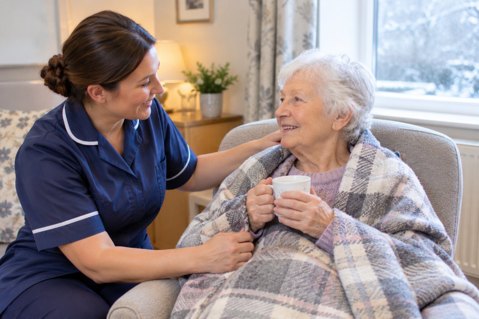 How Care Homes Help Older People Stay Comfortable in Cold Weather